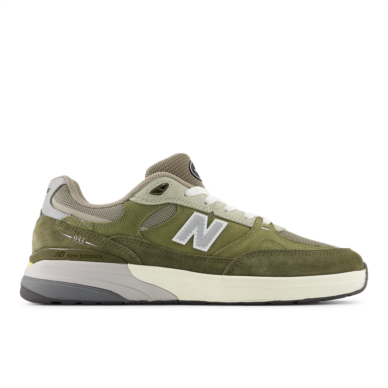 New Balance Numeric Men's Andrew Reynolds 933 Olivine Dark Olivine Shoes