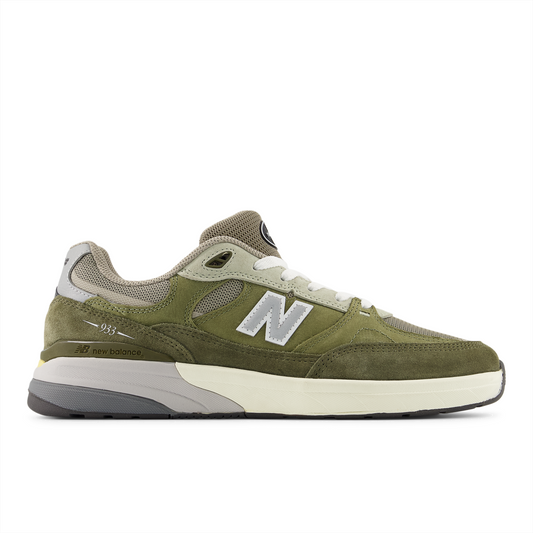 New Balance Numeric Men's Andrew Reynolds 933 Olivine Dark Olivine Shoes