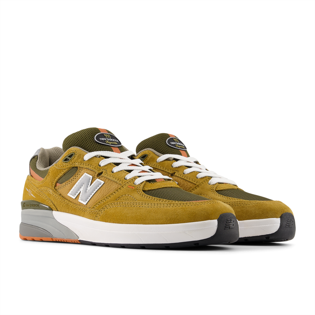 New Balance Numeric Men's Andrew Reynolds 933 Camel Dark Brown Shoes