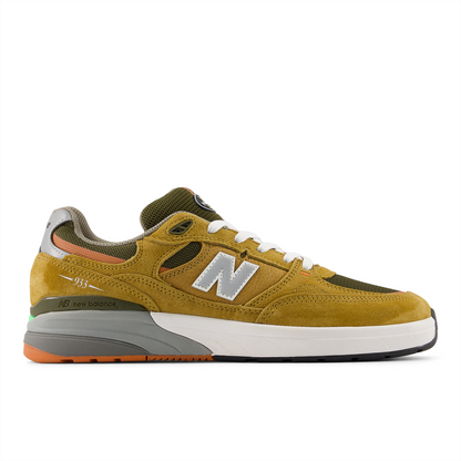 New Balance Numeric Men's Andrew Reynolds 933 Camel Dark Brown Shoes