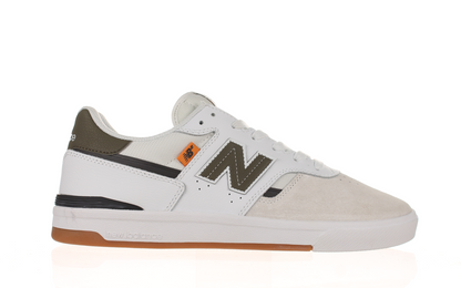 New Balance Numeric Jamie Foy 306 Cup Un306Csn - Nb 103 White Dark Moss Shoes