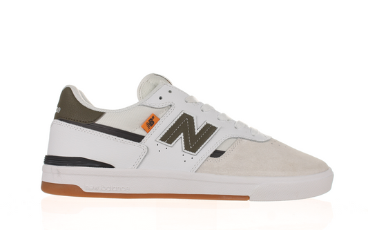 New Balance Numeric Jamie Foy 306 Cup Un306Csn - Nb 103 White Dark Moss Shoes