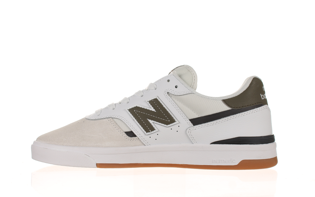 New Balance Numeric Jamie Foy 306 Cup Un306Csn - Nb 103 White Dark Moss Shoes