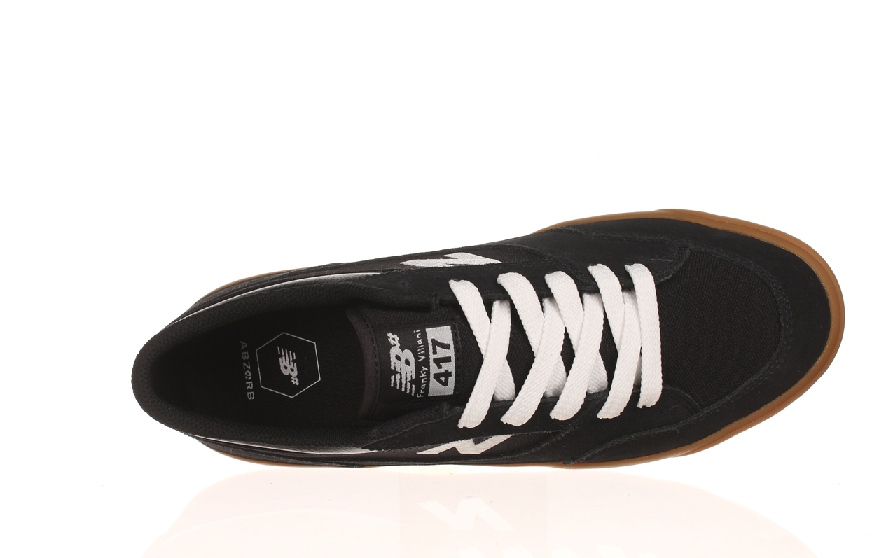 New Balance Numeric Franky Villani 417 Low Un417Bgc - Black Nb 103 White Shoes