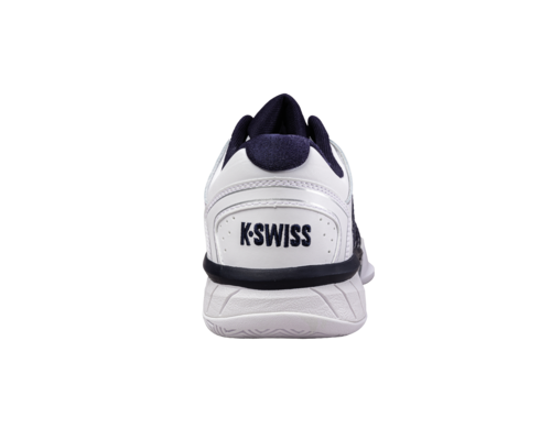 K-Swiss Men's Hypercourt Express Leather White Navy Silver Shoes