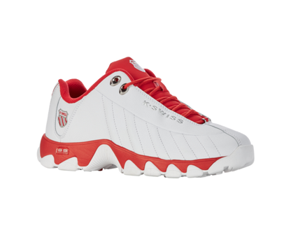 K-Swiss Men's St329 Cmf White Red White-Xw Shoes