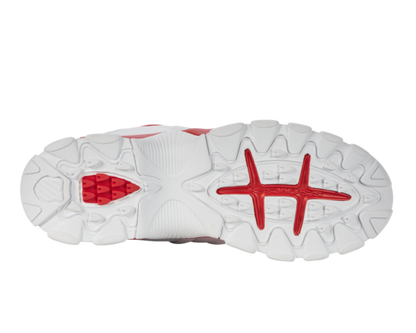 K-Swiss Men's St329 Cmf White Red White-Xw Shoes