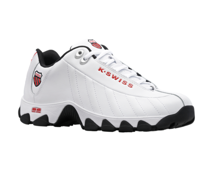 K-Swiss Kids St329 White Black Mars Red-Xw Shoes