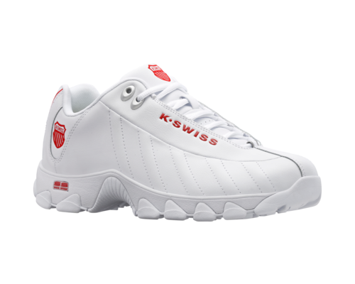 K-Swiss Kids St329 White Mars Red-Xw Shoes