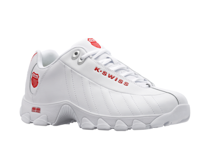 K-Swiss Kids St329 White Mars Red-Xw Shoes