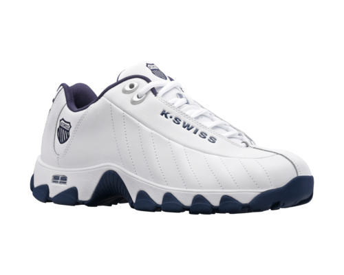 K-Swiss Kids St329 White Peacoat Shoes