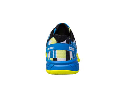 K-Swiss Men's Express Light Pickleball Brilliant Blue Optic Yellow Shoes