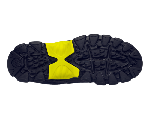 K-Swiss Men's Cali Trail Black Optic Yellow Shoes