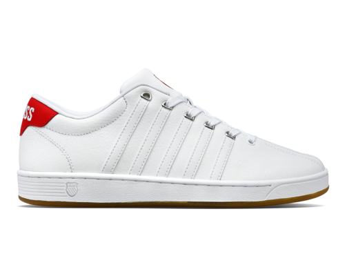 K-Swiss Men's Court Pro Ii White Red Gum Shoes