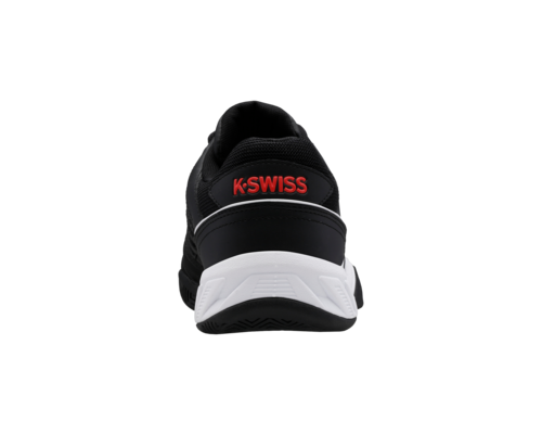 K-Swiss Men's Bigshot Light 4 Black White Poppy Red Shoes