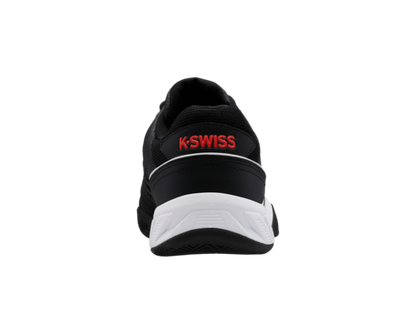 K-Swiss Men's Bigshot Light 4 Black White Poppy Red Shoes