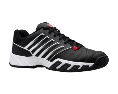 K-Swiss Men's Bigshot Light 4 Black White Poppy Red Shoes