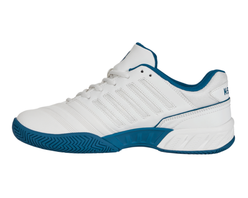 K-Swiss Men's Bigshot Light 4 Brilliant White Celestial Scuba Blue Shoes