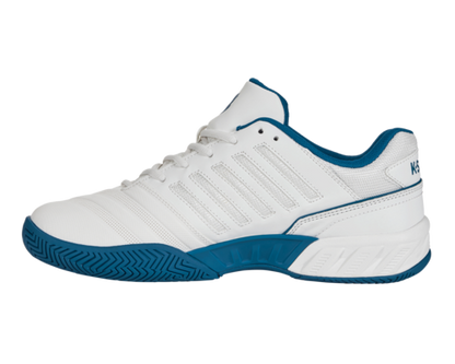 K-Swiss Men's Bigshot Light 4 Brilliant White Celestial Scuba Blue Shoes