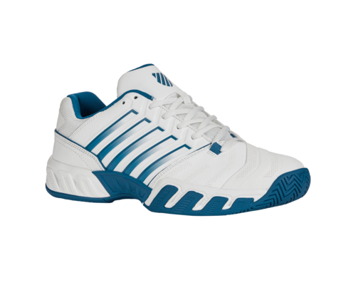 K-Swiss Men's Bigshot Light 4 Brilliant White Celestial Scuba Blue Shoes