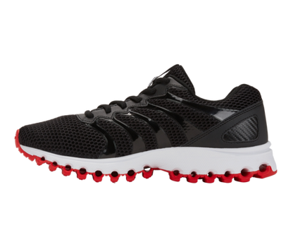 K-Swiss Men's Tubes 200 Black White Fiery Red Shoes