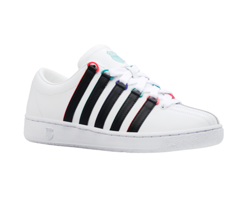 K-Swiss Kids Classic Lx White Black Multi Shoes