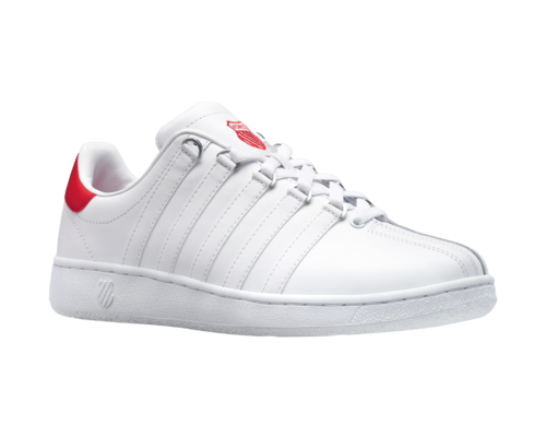 K-Swiss Men's Classic Vn White Red Shoes