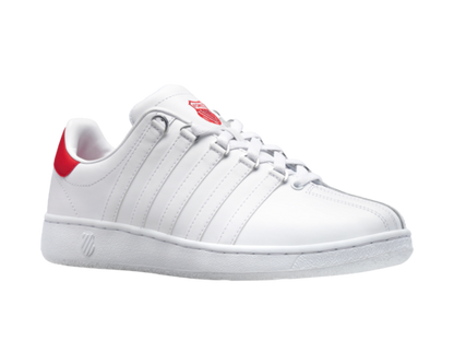 K-Swiss Men's Classic Vn White Red Shoes