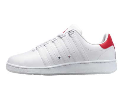 K-Swiss Men's Classic Vn White Red Shoes