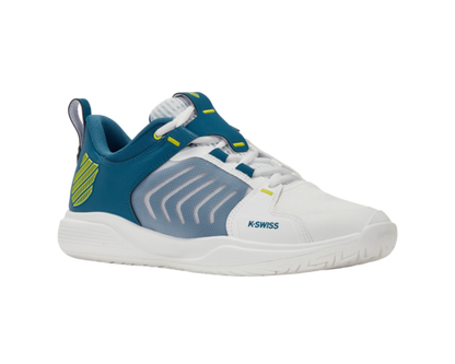 K-Swiss Men's Ultrashot Team Brilliant White Celestial Evening Primrose Shoes