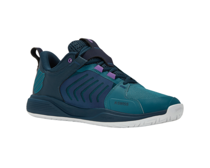 K-Swiss Men's Ultrashot Team Colonial Blue Reflecting Pond Amethyst Orchid Bisc Shoes