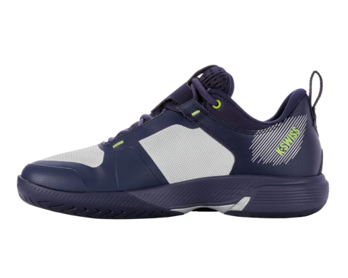 K-Swiss Men's Ultrashot Team Peacoat Gray Violet Lime Green Shoes