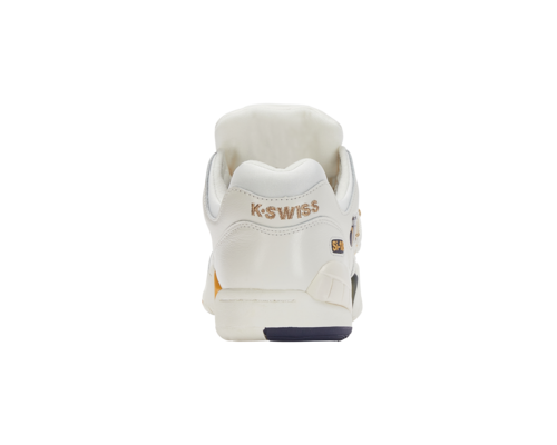 K-Swiss Men's Si-18 Premier Snow White Navy Honey Gold Shoes