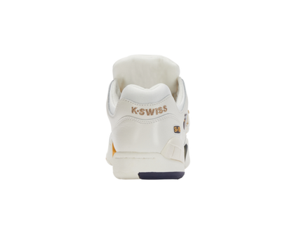 K-Swiss Men's Si-18 Premier Snow White Navy Honey Gold Shoes