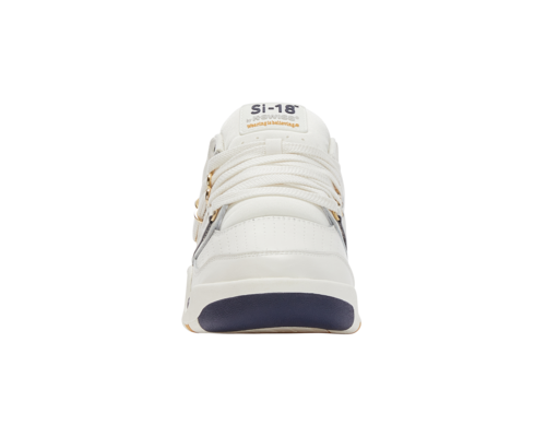 K-Swiss Men's Si-18 Premier Snow White Navy Honey Gold Shoes