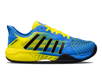 K-Swiss Men's Pickleball Supreme Brilliant Blue Optic Yellow Black Shoes