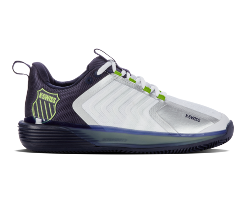 K-Swiss Men's Ultrashot 3 Hb White Peacoat Lime Green Shoes