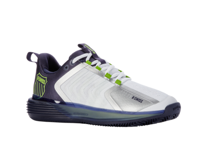 K-Swiss Men's Ultrashot 3 Hb White Peacoat Lime Green Shoes