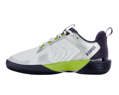 K-Swiss Men's Ultrashot 3 Hb White Peacoat Lime Green Shoes