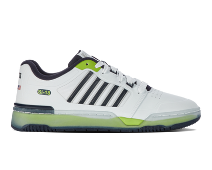 K-Swiss Men's Si-18 Rival Stc White Peacoat Lime Green Shoes