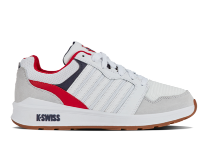 K-Swiss Men's Rival Trainer T White Corporate Gum Shoes