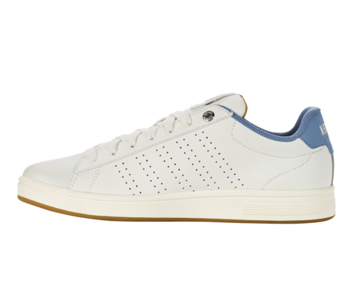 K-Swiss Men's Base Court Star White Ashleigh Blue Golden Spice Shoes