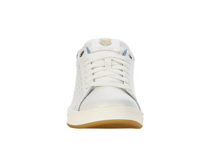 K-Swiss Men's Base Court Star White Ashleigh Blue Golden Spice Shoes