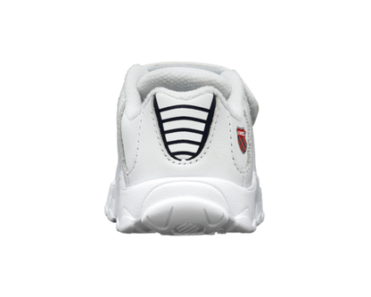 K-Swiss Kids St329 Strap White Navy Red Shoes