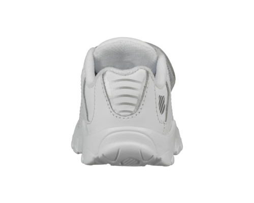 K-Swiss Kids St329 Strap White Silver Shoes