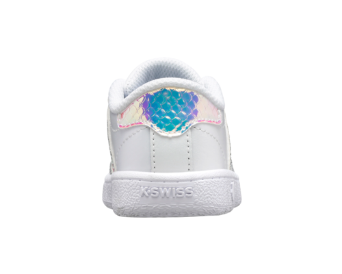 K-Swiss Kids Classic Vn White Sparkling Mermaid Shoes