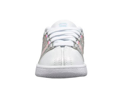 K-Swiss Kids Classic Vn White Sparkling Mermaid Shoes