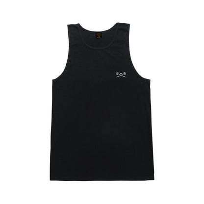 Dark Seas Men's Go-To-Tank-Tank Black T-Shirts