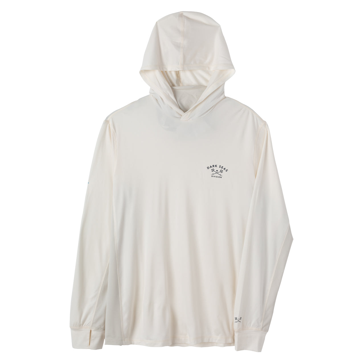 Dark Seas Men's Bimini-Uv Hooded Ls Tee Off White T-Shirts