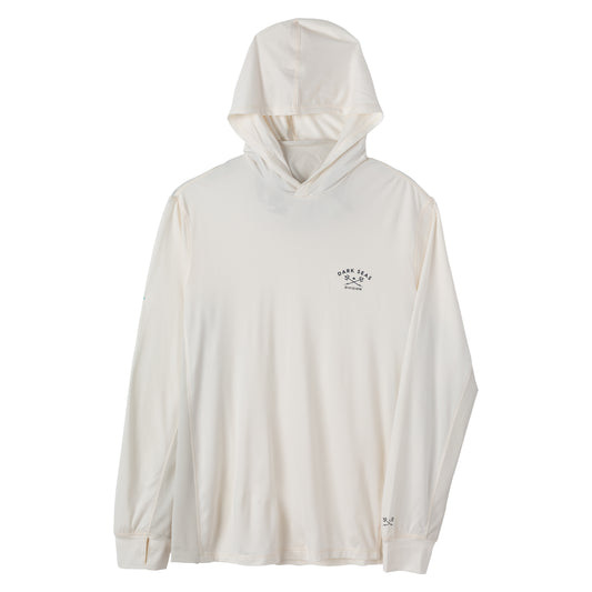 Dark Seas Men's Bimini-Uv Hooded Ls Tee Off White T-Shirts